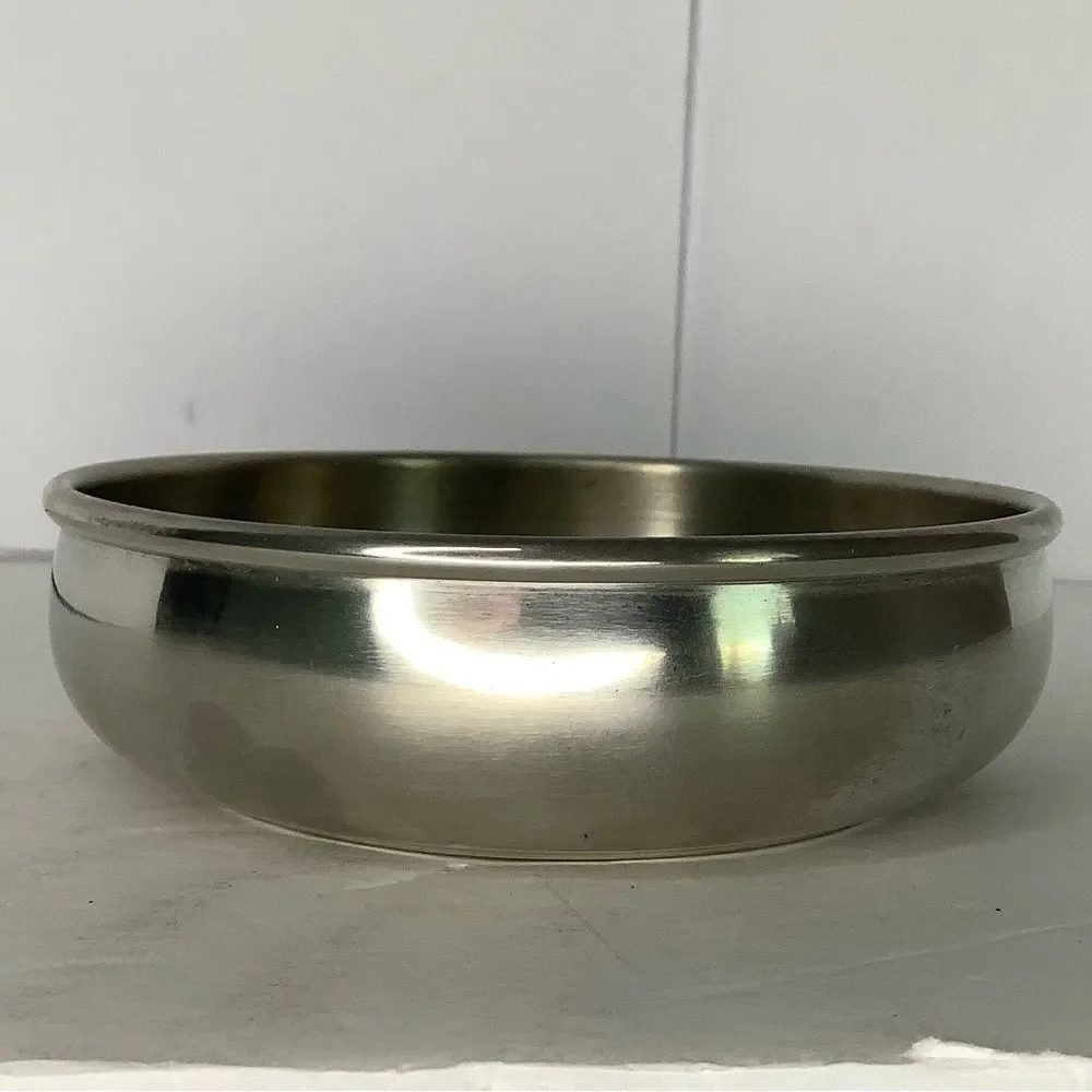 Vintage Woodbury Pewterers Porringer Bowl 5